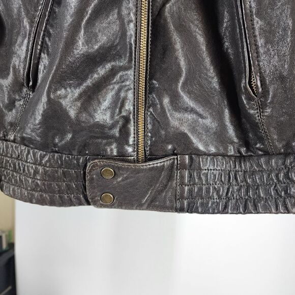 Ted Baker Leather Moto Jacket 2 - Picture 6 of 12